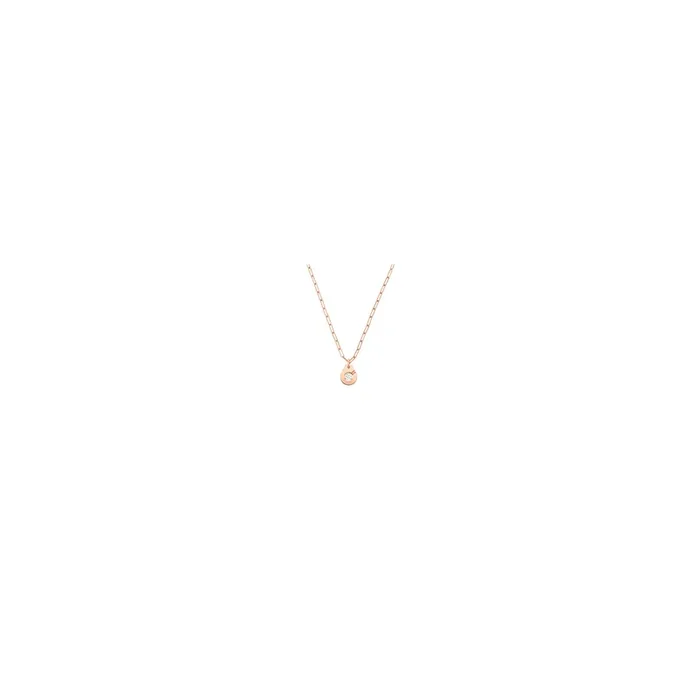 Menottes dinh van R10 necklace in rose gold and diamond | LEPAGE