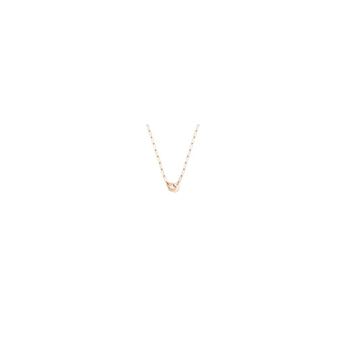 Menottes dinh van R12 necklace in rose gold | LEPAGE