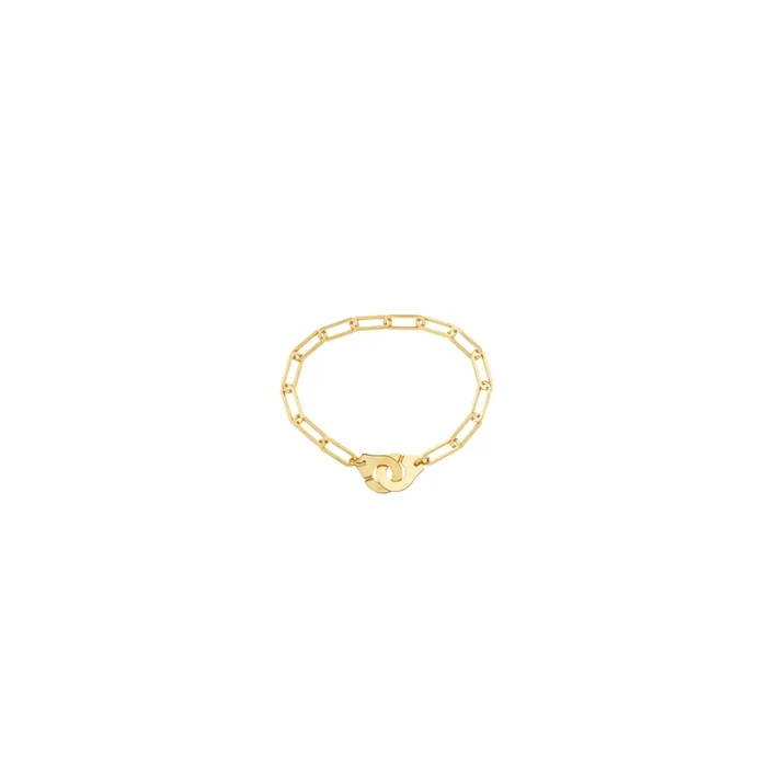 Menottes dinh van R15 Chain Bracelet in Yellow Gold 365301 – Lepage