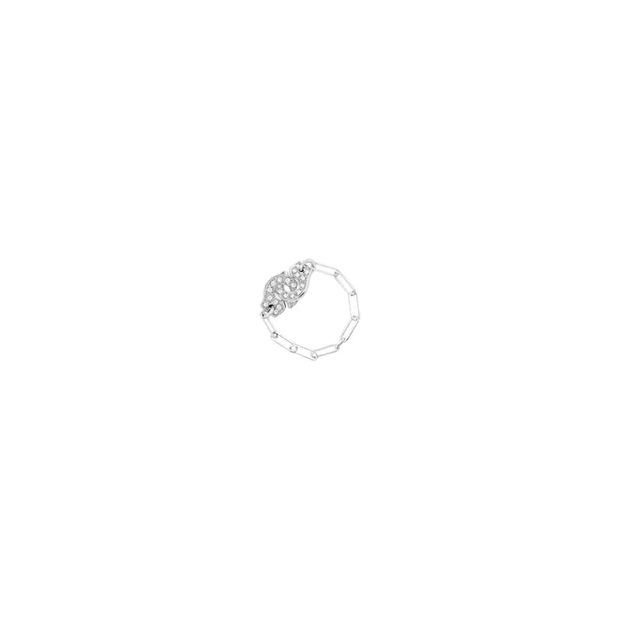 Menottes dinh van R7,5 ring white gold and diamonds – Lepage