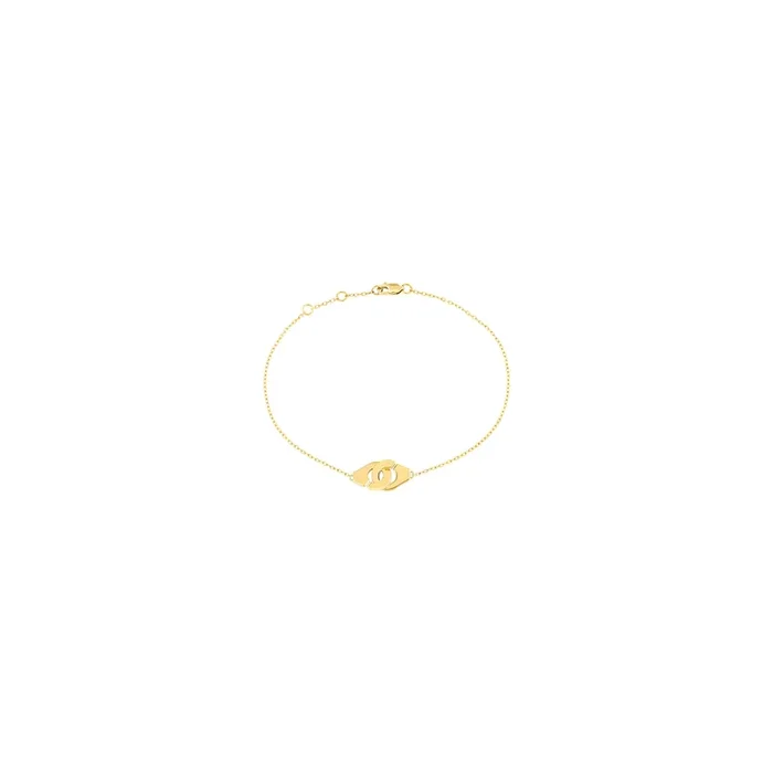 Menottes dinh van R8 bracelet in yellow gold 301201 – Lepage