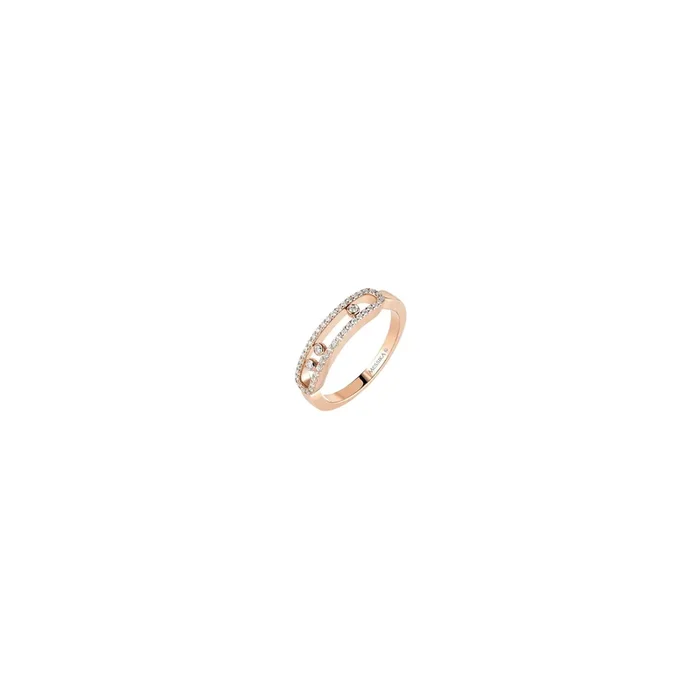 Messika Baby Move Ring Pavé rose gold and diamonds 4683R – Lepage