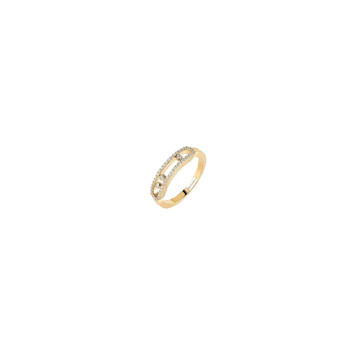 Messika Baby Move Ring Pavé yellow gold and diamonds 4683J – Lepage