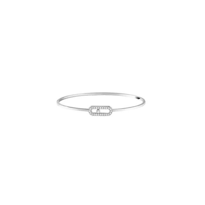 Messika Flex Move Uno Pavé band white gold diamonds 11134G – Lepage