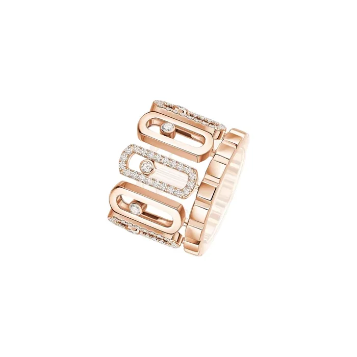 Messika Move Iconica ring in rose gold and diamonds – Lepage