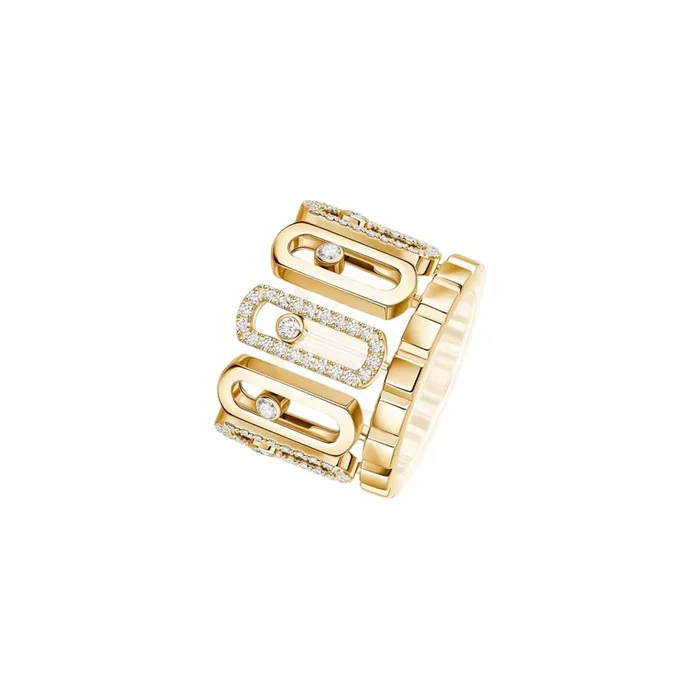 Messika Move Iconica ring in yellow gold and diamonds – Lepage