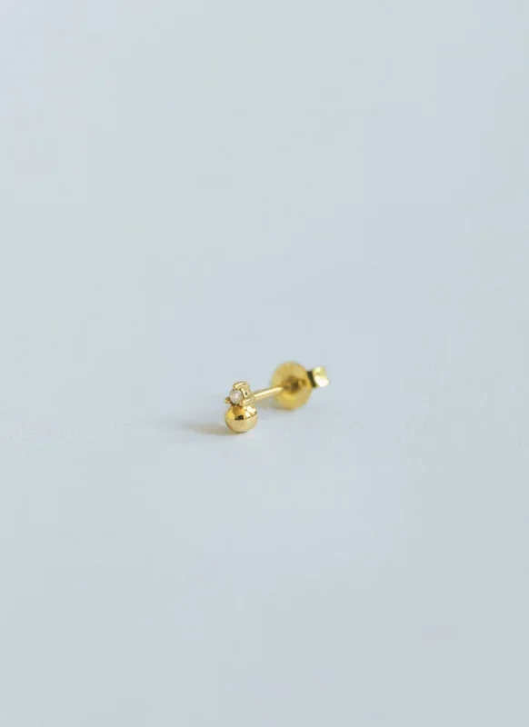 Mimi diamant stud 14k goud