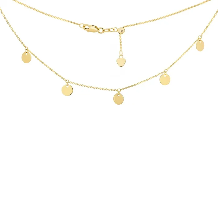Mini Disc Dangle Choker