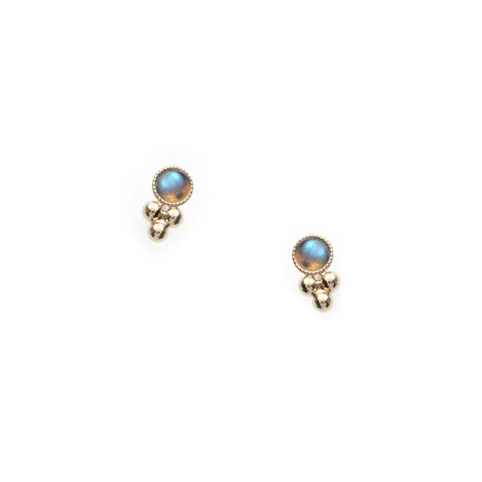 Mini round stud earrings – Sphinx