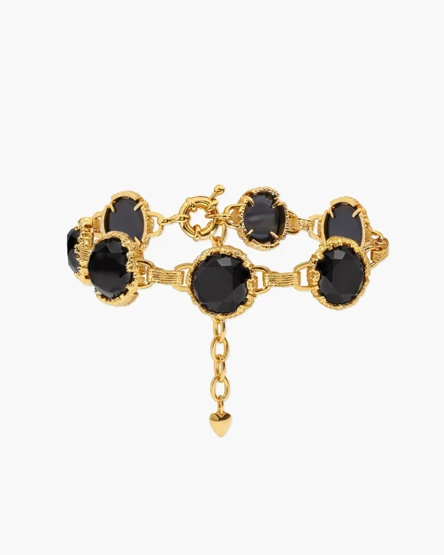 Mitternacht-Quarz-Armband