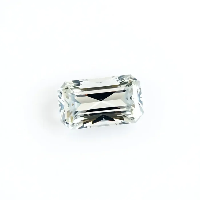 Moissanite 10PC Tiny 2×4 MM Baguette Faceted White Genuine Man Made Loose Gems