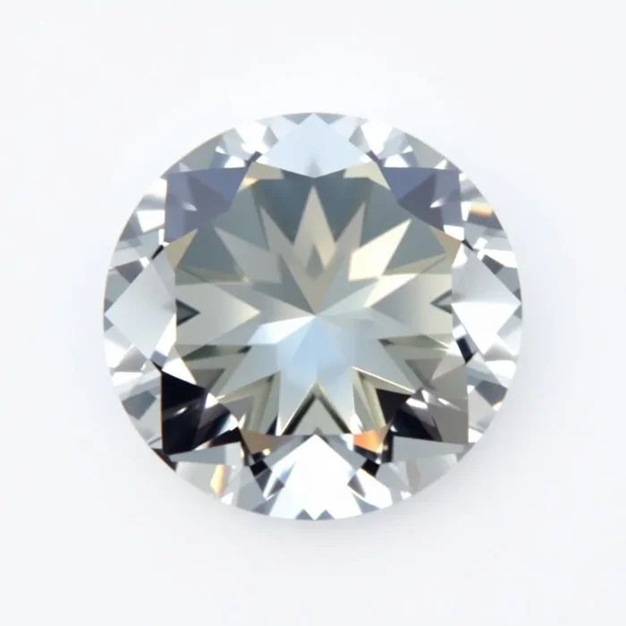 Moissanite 1PC Chunky 14×14 MM Round Faceted White Genuine Man Made Loose Gems