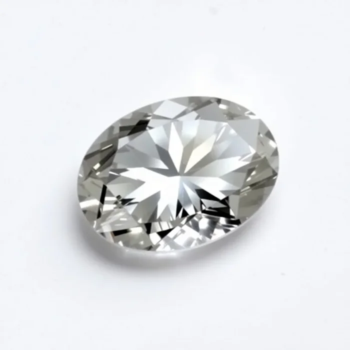 Moissanite 1PC Large 9×11 MM Oval Faceted White Polished Man Made Loose Gemstones