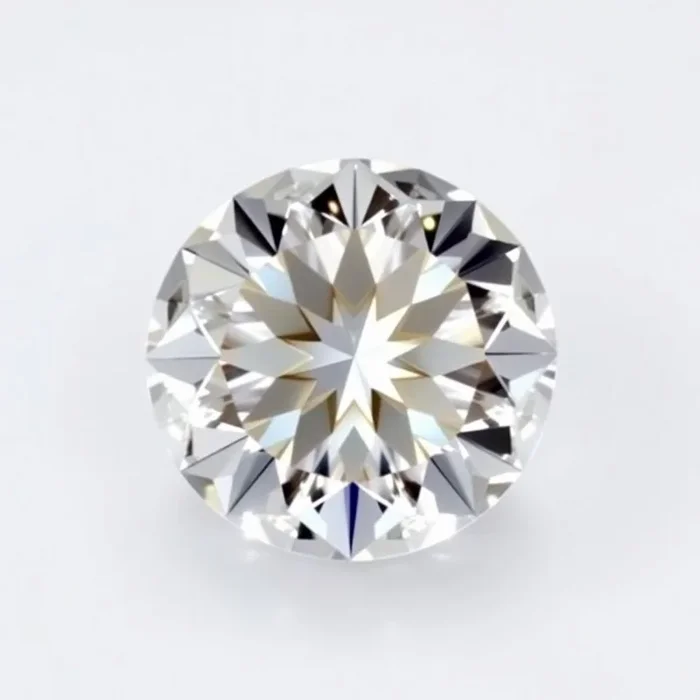 Moissanite 1PC Medium 9×9 MM Round Faceted White Lustrous Man Made Gems