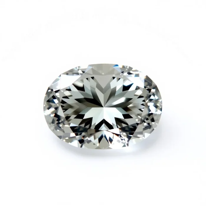 Moissanite 1PC Small 6×8 MM Oval Faceted White Superior Man Made Loose Gemstone