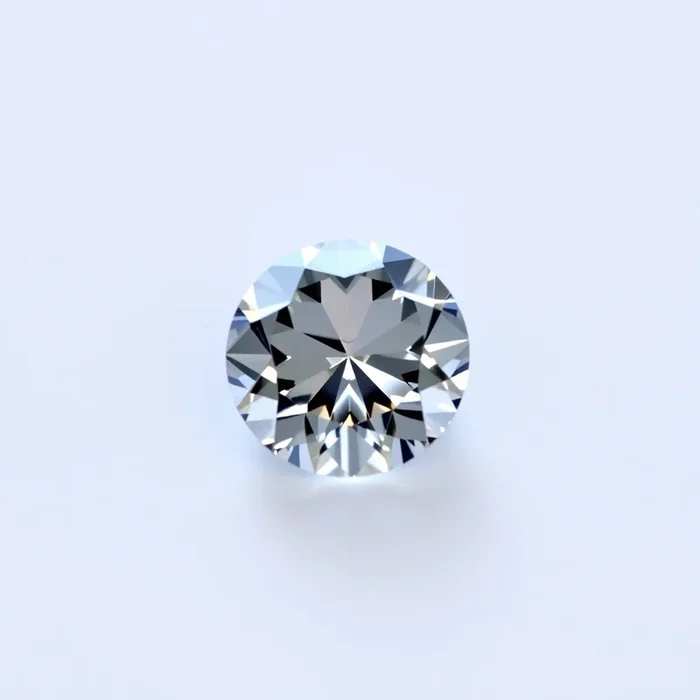 Moissanite 1PC Tiny 5×5 MM Round Faceted White Sparkling Man Made Gems