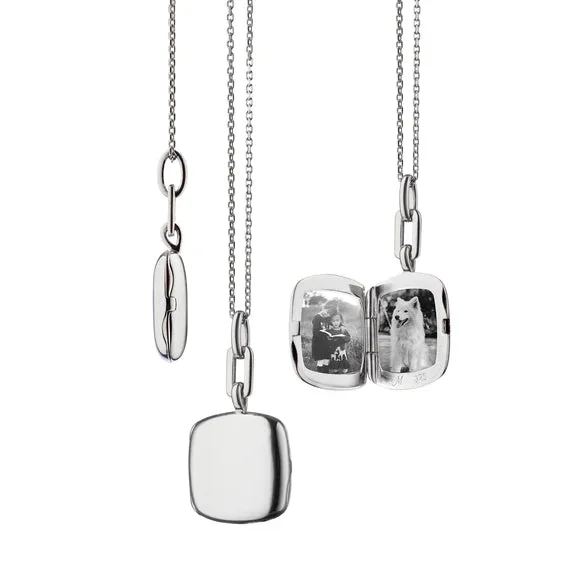 Monica Rich Kosann Slim “Viv” Locket Necklace