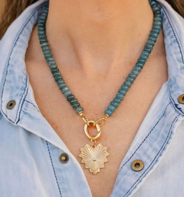 Montego Bay Stone Blue Gemstone Necklace