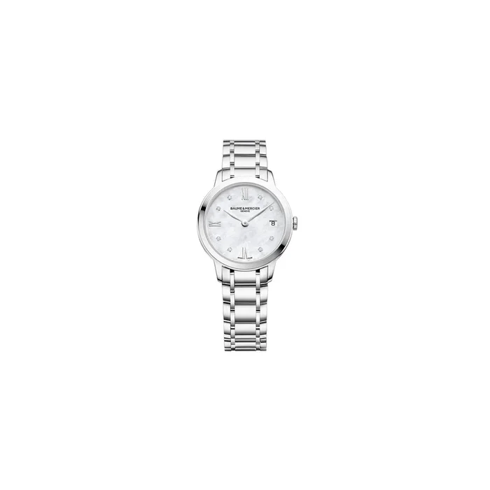 Montre Baume et Mercier Classima quartz acier 31 mm M0A10326 – Lepage