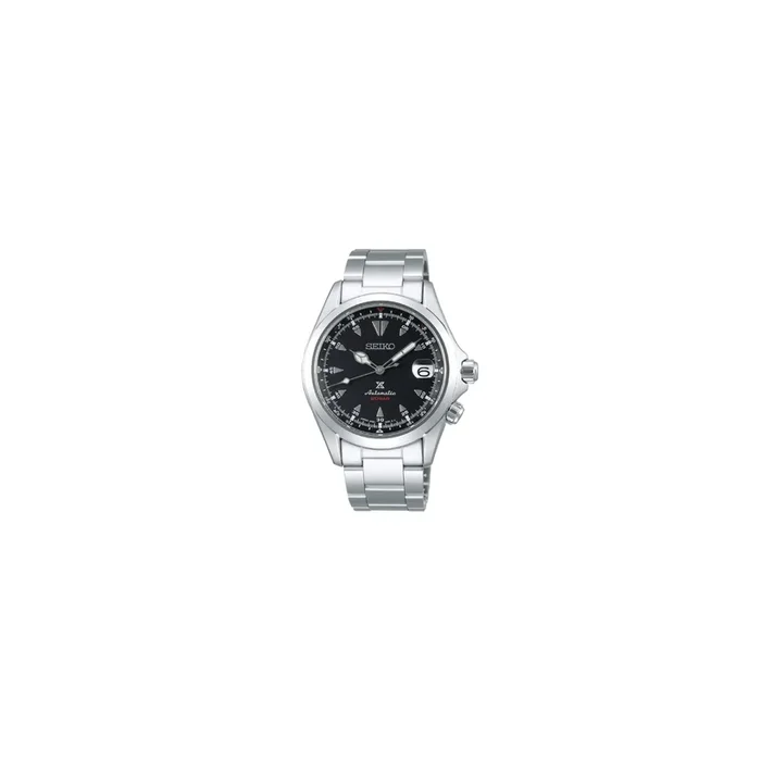 Montre Seiko Prospex Alpinist automatique cadran noir bracelet acier 39,5 mm