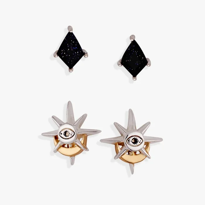 Moon Magic Celestial Earring Set of 2