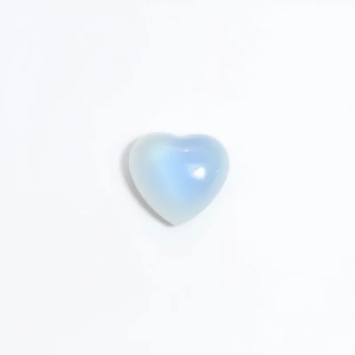 Moonstone 10PC Tiny 3×3 MM Heart Cabochon White Luster semi Precious Loose Gemstones