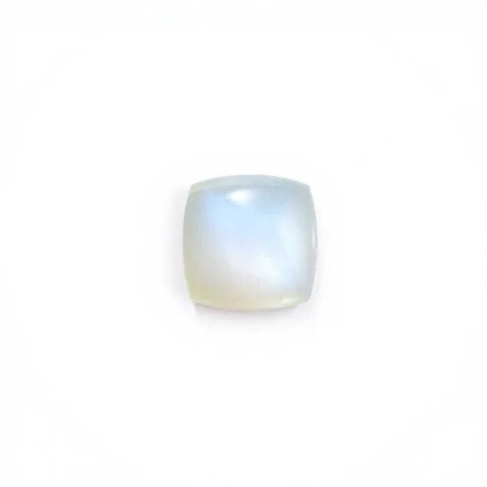 Moonstone 10PC Tiny 4×4 MM Cushion Cabochon White Genuine semi Precious Loose Gemstones