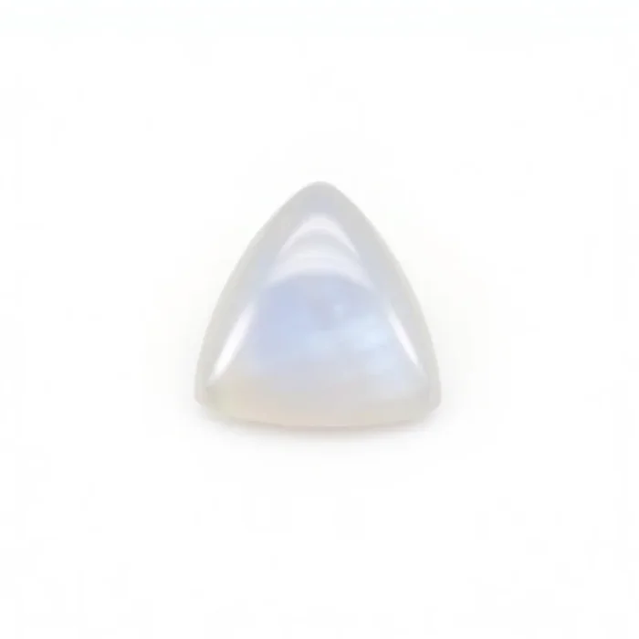 Moonstone 10PC Tiny 4×4 MM Triangle Cabochon White Genuine semi Precious Precious Gemstone