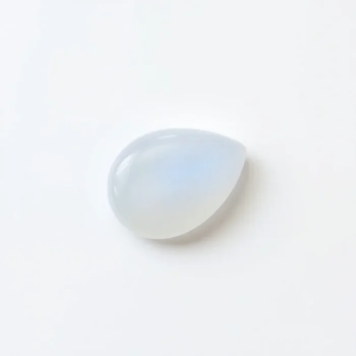Moonstone 10PC Tiny 4×6 MM Pear Cabochon White Lustrous semi Precious Gems