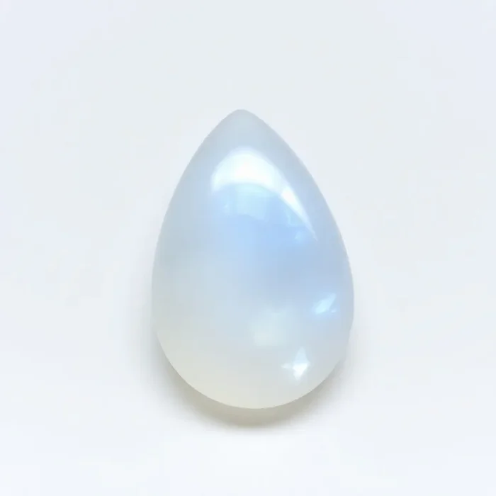 Moonstone 1PC Large 8×12 MM Pear Cabochon White Fiery semi Precious Loose Gemstone