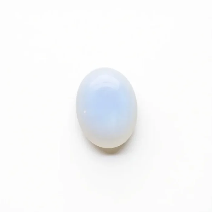 Moonstone 1PC Small 6×8 MM Oval Cabochon White Polished semi Precious Loose Gemstones