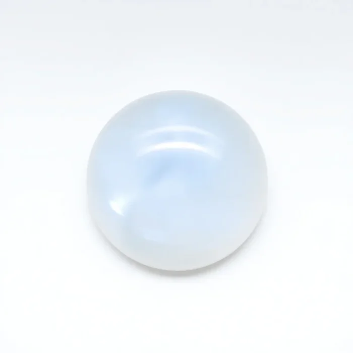 Moonstone 1PC Small 8×8 MM Round Cabochon White High-Quality semi Precious Loose Gems