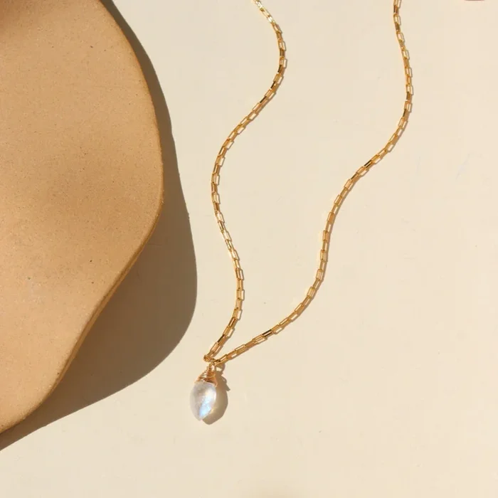 Moonstone Marquise Necklace
