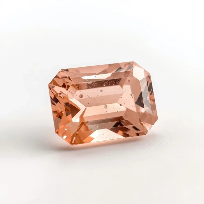 Morganite 1PC Chunky 12×16 MM Emerald Faceted Pink Superior Semi Precious Loose Gemstone