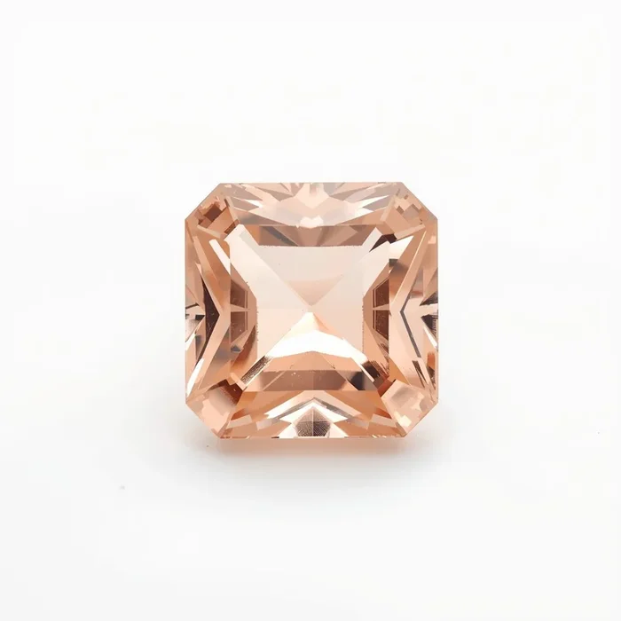 Morganite 1PC Chunky 15×15 MM Square Faceted Pink Superior Semi Precious Gems