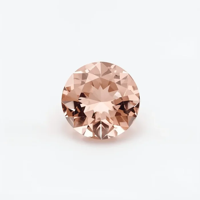 Morganite 1PC Large 11×11 MM Round Faceted Pink Fine Semi Precious Gems
