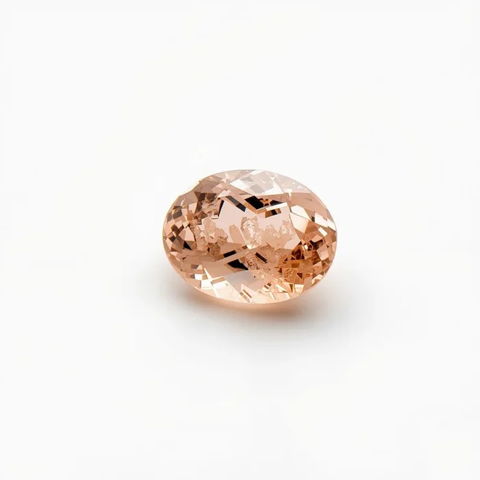 Morganite 1PC Large 8×12 MM Oval Faceted Pink Polished Semi Precious Loose Gemstones