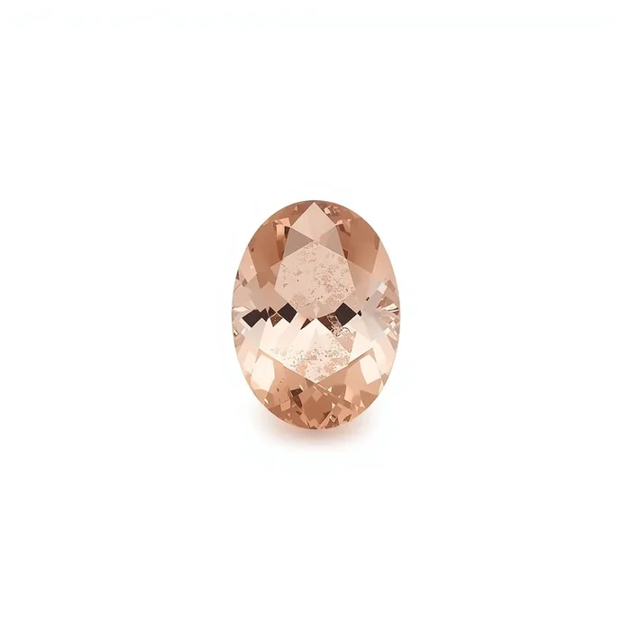 Morganite 1PC Small 7×9 MM Oval Faceted Pink Pure Semi Precious Loose Gemstones