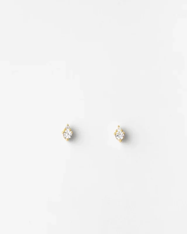 Morningstar White Sapphire Studs