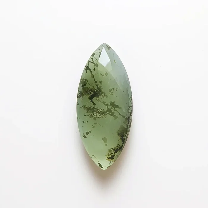 Moss Agate 10PC Tiny 3×6 MM Marquise Cabochon Green High-Quality semi Precious Loose Gems