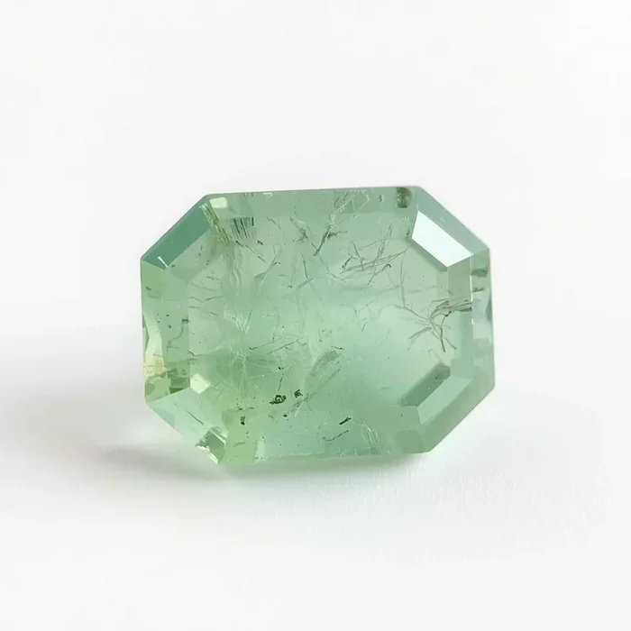 Moss Agate 1PC Chunky 12×16 MM Emerald Faceted Green Pure Semi Precious Loose Gems