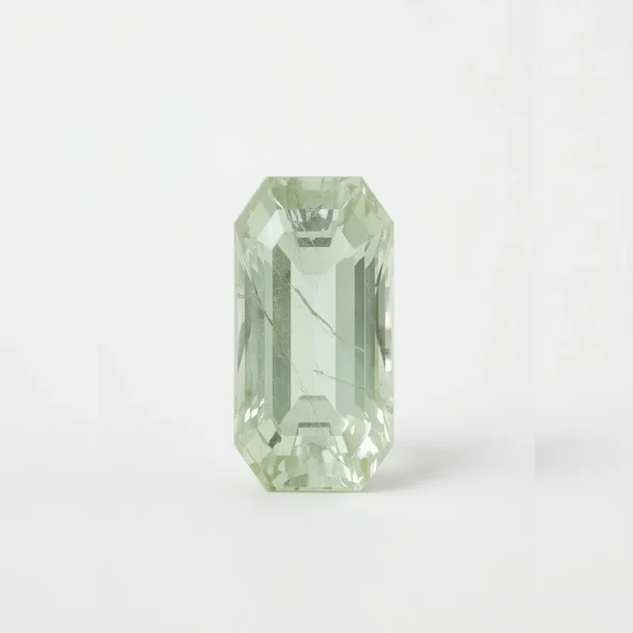 Moss Agate 1PC Tiny 4×8 MM Baguette Faceted Green Fiery Semi Precious Loose Gemstone