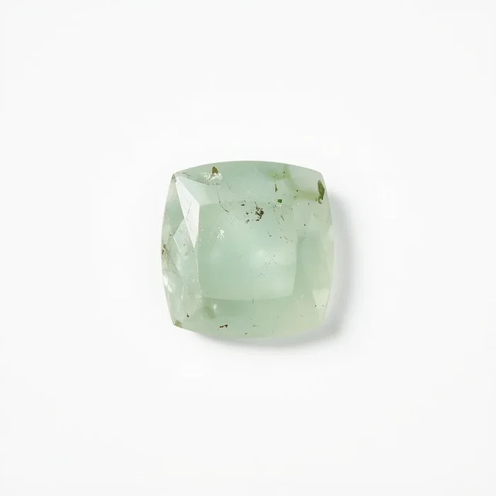 Moss Agate 1PC Tiny 5×5 MM Square Faceted Green Sparkling Semi Precious Gems