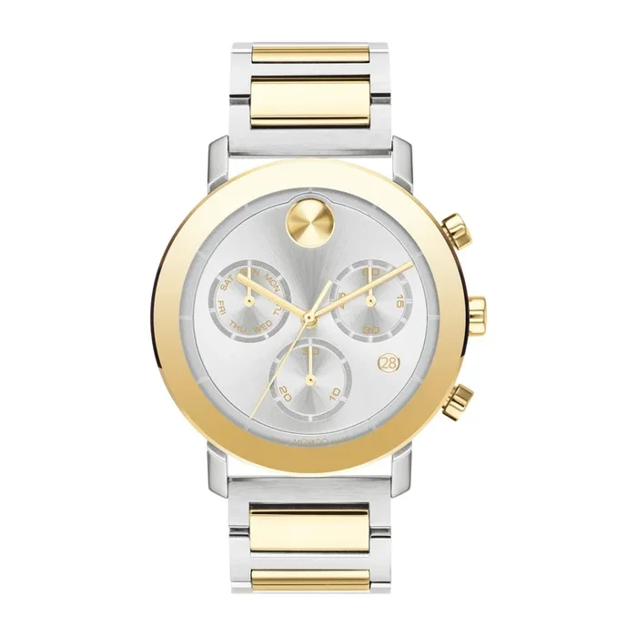 Movado BOLD Evolution 42MM Two-tone Stainless Steel Chronograph Watch. 3600888