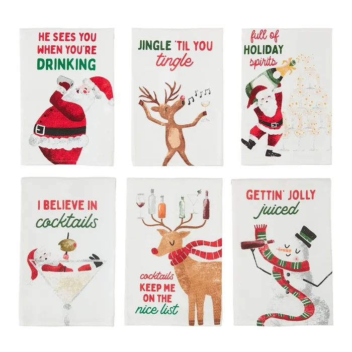 Mud Pie Holiday Bar Towel
