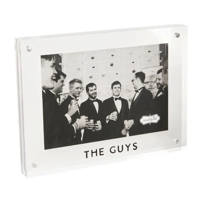 Mud Pie The Guys Acrylic Frame – 4 x 6