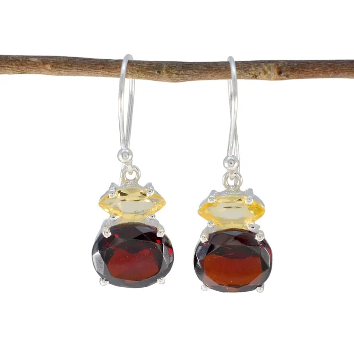Multi American Mei multiple Dangle multicolor Sterling Silver Earring