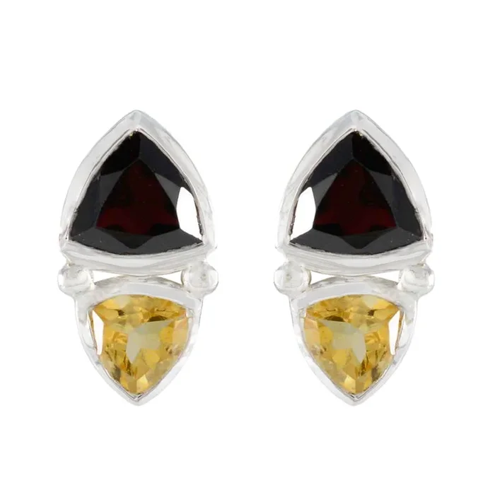 Multi Australian Ava Toi et Moi Stud multicolor 92.5 Silver Earring