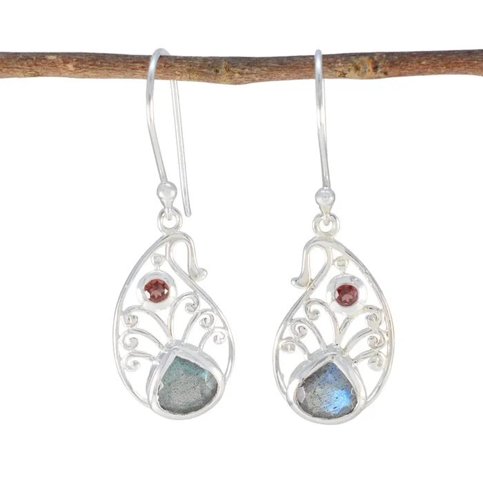 Multi Australian Giulia multiple Dangle multicolor 925 Silver Earring