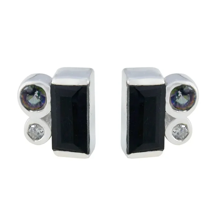 Multi Russian Nayara Trilogy Stud multicolor 925 Silver Earring